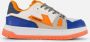 VINGINO Joshua Basketbal Lifestyle Sneakers blauw - Thumbnail 1