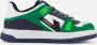 VINGINO Kevin leren sneakers groen wit Jongens Leer Meerkleurig 34 - Thumbnail 2