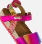 VINGINO Naomi leren sandalen roze multi Leer Meerkleurig 28 - Thumbnail 9