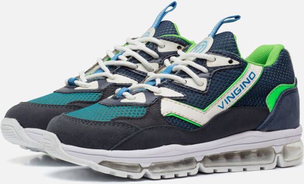 VINGINO R.SP.CT sneakers blauw turquoise Imitatieleer Meerkleurig 29 - Foto 3