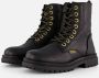 Vingino Shirley Veterboots zwart Leer - Thumbnail 4