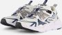 VINGINO Stef chunky leren sneakers wit blauw Jongens Leer Meerkleurig 35 - Thumbnail 3