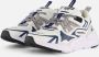 VINGINO Stef chunky leren sneakers wit blauw Jongens Leer Meerkleurig 35 - Thumbnail 12