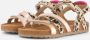 VINGINO Vienna leren sandalen beige roze metallic Leer Meerkleurig 24 - Thumbnail 3