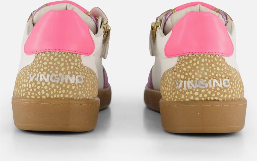 Vingino Metallic Sneakers roze Leer Dames - Foto 4
