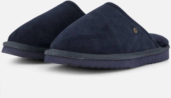 Warmbat Classic Pantoffels blauw Suede