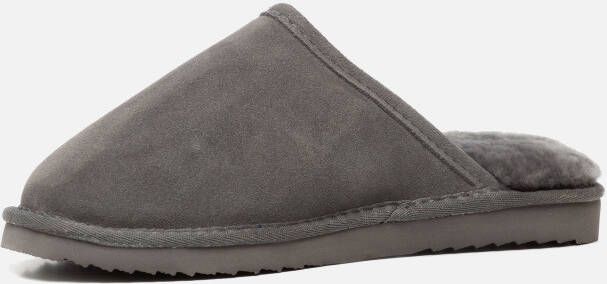 Warmbat Classic pantoffels grijs Suede 370424