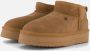 WARMBAT Vachtlaarzen Dames Durack Plateau Maat: 40 Materiaal: Suède Kleur: Cognac - Thumbnail 3