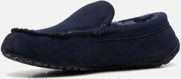 Warmbat Earlwood Pantoffels blauw Suede