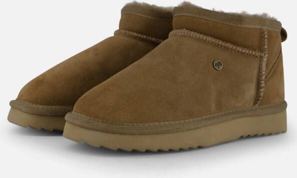 Warmbat Durack Gevoerde boots taupe Suede Dames