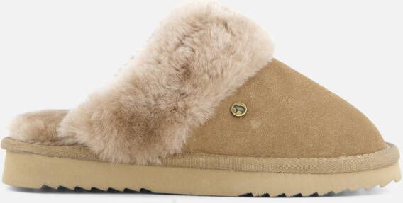 Warmbat Flurry Pantoffels groen Suede