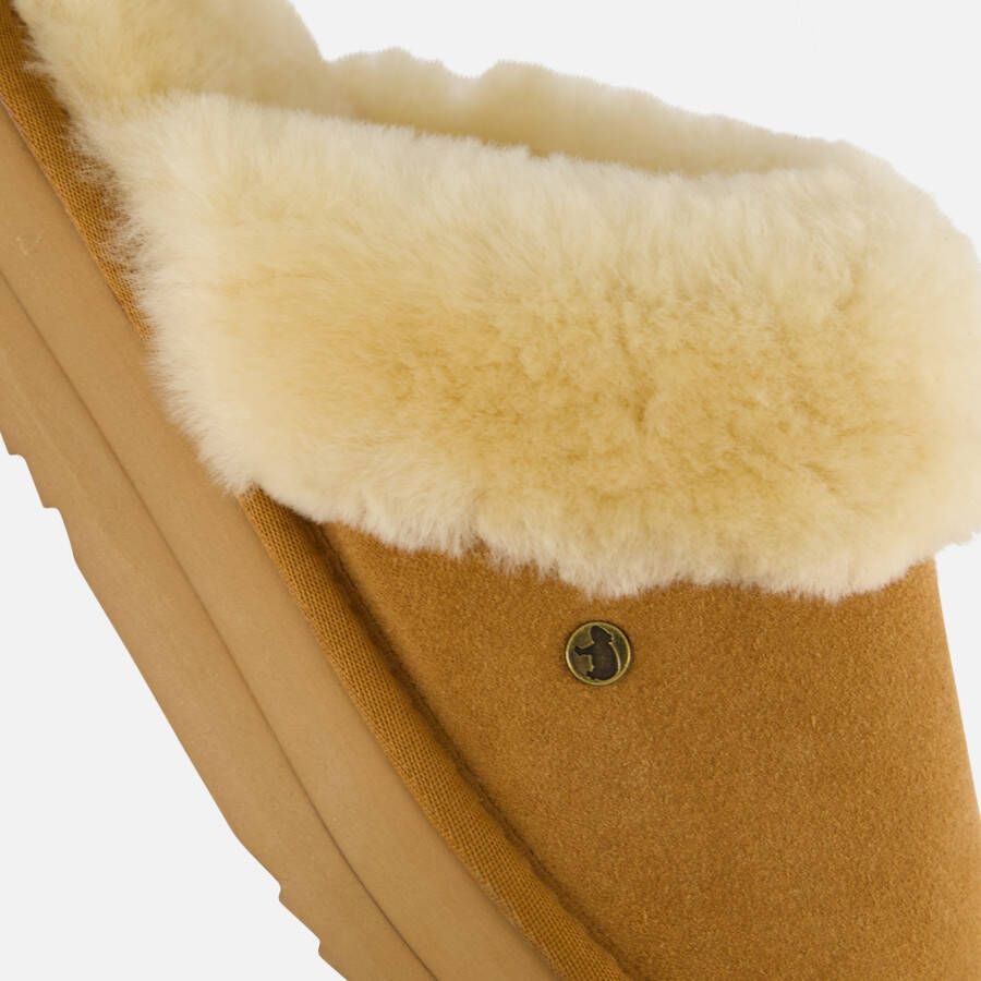 Warmbat Suède Pantoffels voor Wolkenwandeling Brown Dames - Foto 8