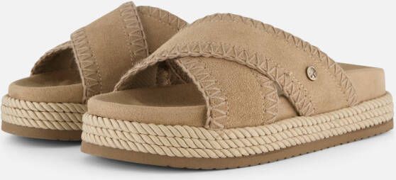 Warmbat Nullagine Slippers beige Suede Dames