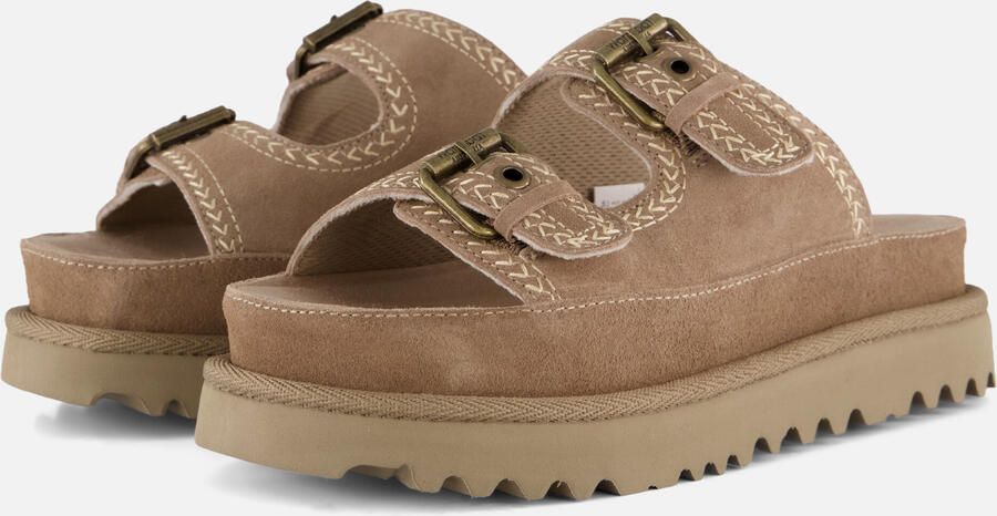 Warmbat Balgarup Exclusief Slippers taupe Suède