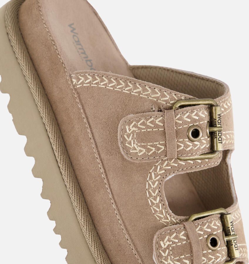 Warmbat Balgarup Exclusief Slippers taupe Suède - Foto 2