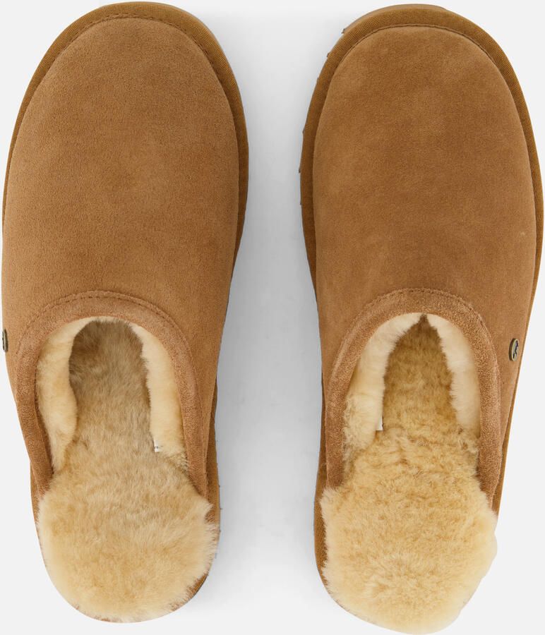 WARMBAT Pantoffels Heren Classic Unisex Maat: 39 Materiaal: Suède Kleur: Camel - Foto 5