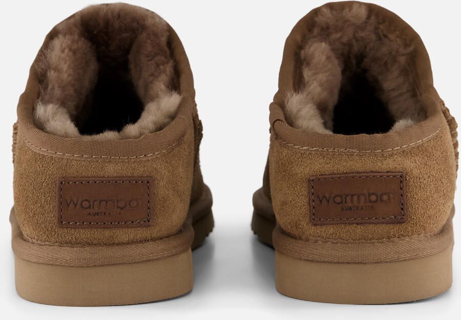 Warmbat Conner Men Suede Heren Sloffen Taupe Bruin - Foto 4