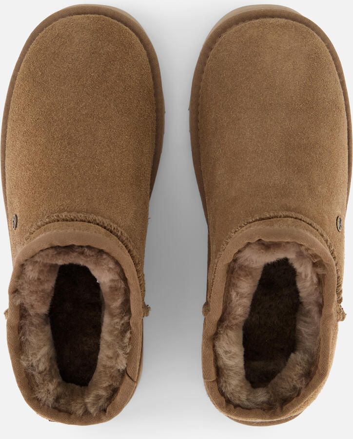 Warmbat Conner Men Suede Heren Sloffen Taupe Bruin - Foto 3
