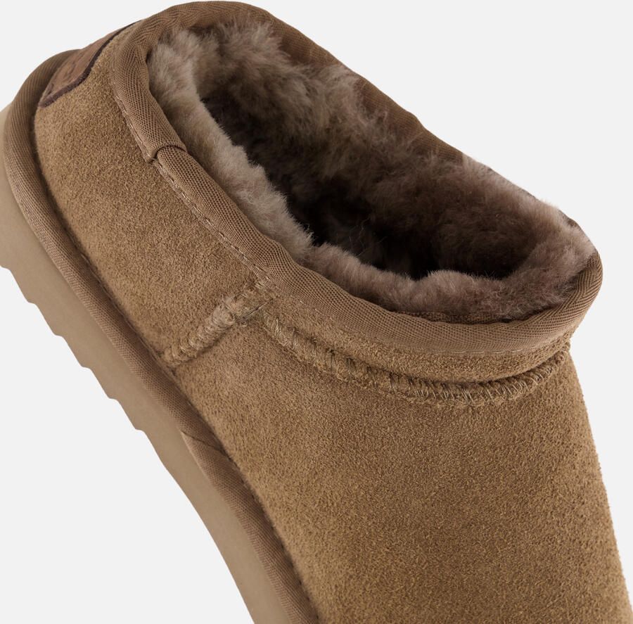 Warmbat Conner Men Suede Heren Sloffen Taupe Bruin - Foto 2