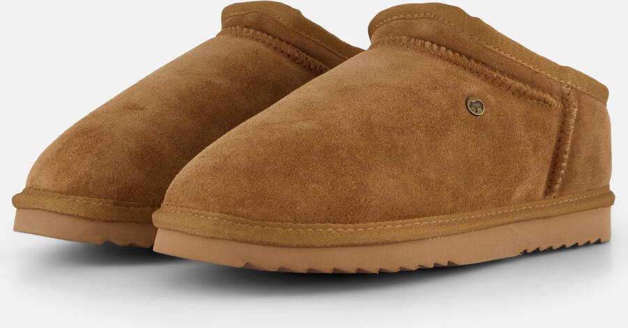 Warmbat Heren Suède Pantoffel voor de Herfst Brown