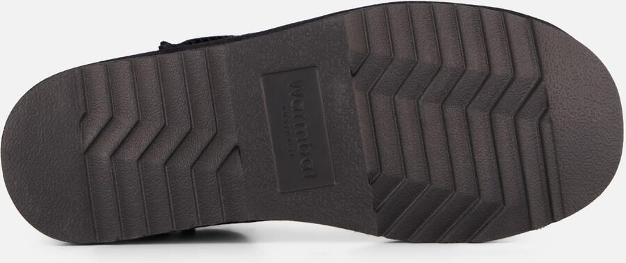 Warmbat Herenmuil van Leer en Schapenwol Black Heren - Foto 6