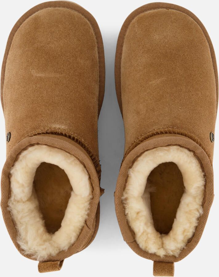 WARMBAT Vachtlaarzen Dames Durack Plateau Maat: 41 Materiaal: Suède Kleur: Cognac - Foto 3