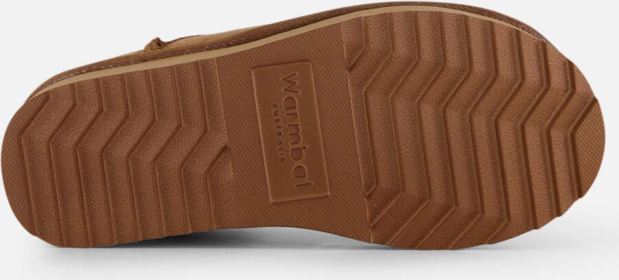 WARMBAT Vachtlaarzen Dames Durack Plateau Maat: 41 Materiaal: Suède Kleur: Cognac - Foto 6