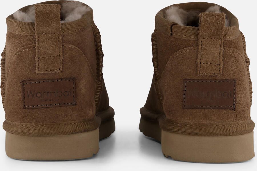 Warmbat Durack Gevoerde boots taupe Suede Dames