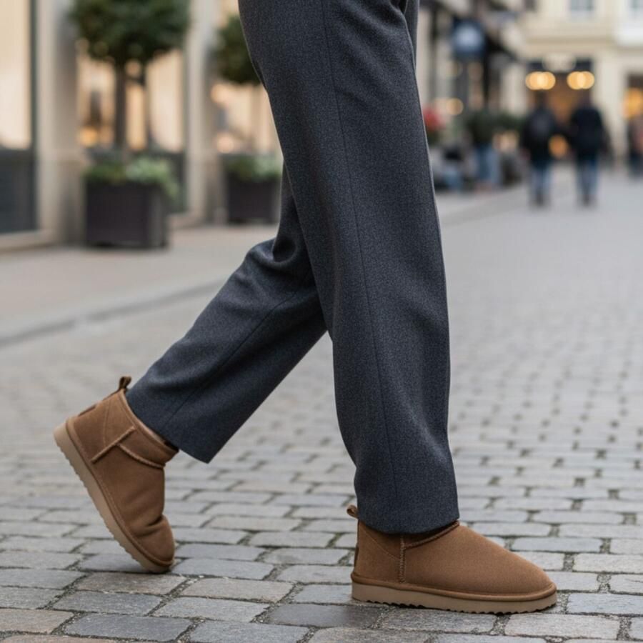 Warmbat Durack Gevoerde boots taupe Suede Dames - Foto 2