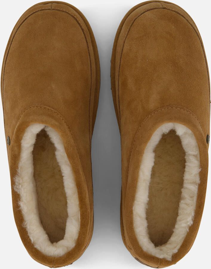 Warmbat Ebor Cognac heren pantoffel (gesloten hiel) bruin - Foto 2