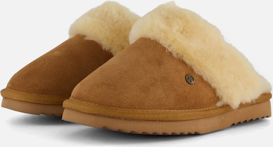 Warmbat Flurry Pantoffels cognac Suede - Foto 3