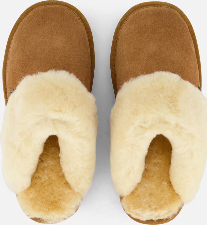 Warmbat Flurry Pantoffels cognac Suede - Foto 2