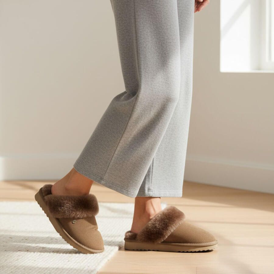 Warmbat Pantoffels Flurry FLS321055 Mud Bruin - Foto 3