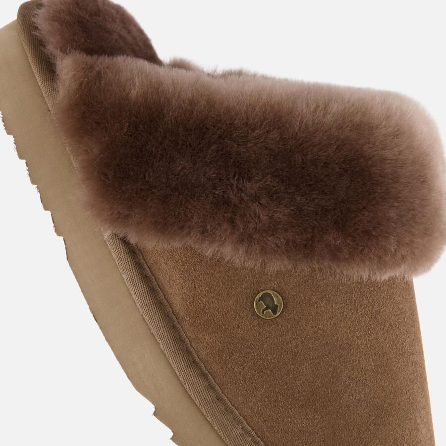 Warmbat Pantoffels Flurry FLS321055 Mud Bruin - Foto 4