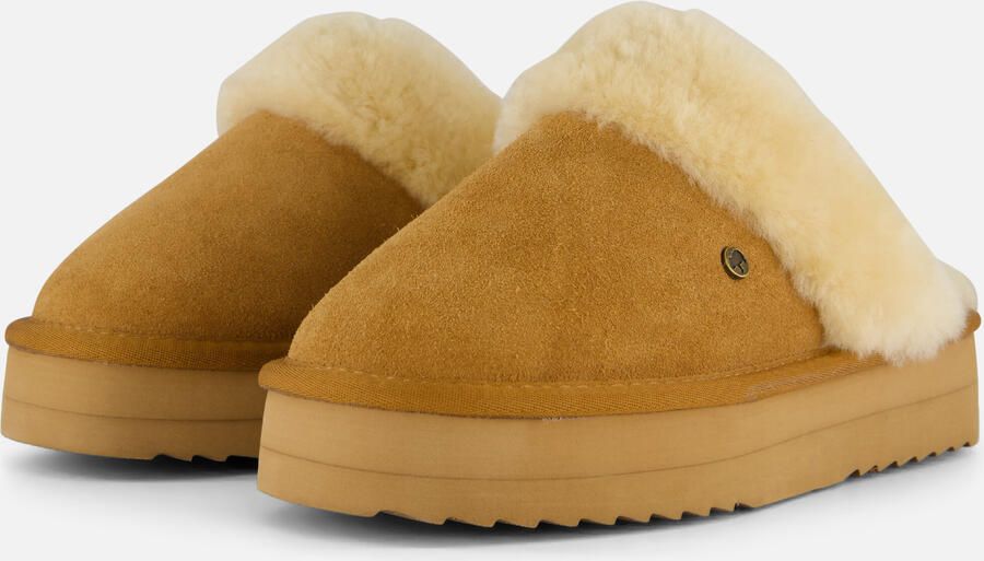 Warmbat Suède Pantoffels voor Wolkenwandeling Brown Dames - Foto 7