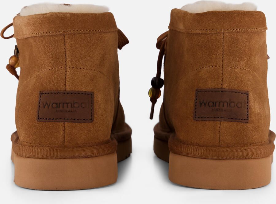 Warmbat Yeppoon Suede boot beads Dames Laarzen Cognac - Foto 4