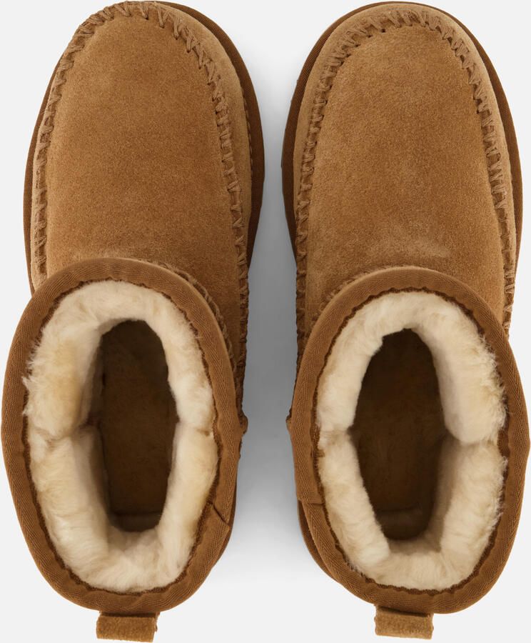 Warmbat Wallaby Suede boot Stitch Dames Laarzen Cognac - Foto 3