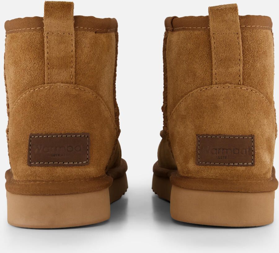 Warmbat Wallaby Suede boot Stitch Dames Laarzen Cognac - Foto 4