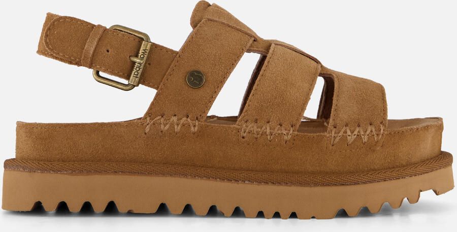 Warmbat Wenlock Suede Dames Sandalen Cognac - Foto 4