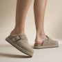 Warmbat Warrego Slippers beige Suede Dames - Thumbnail 1