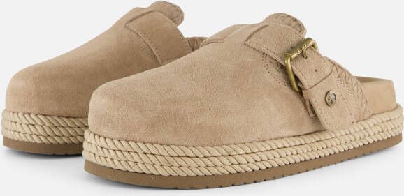 Warmbat Warrego Slippers beige Suede Dames