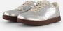 Woden Zilver Metallic Leren Sneaker Gray Heren - Thumbnail 2