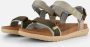 Woden Line Lite Sandalen bruin Textiel Dames - Thumbnail 2