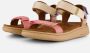 Woden Line LIte Sandalen roze Textiel Dames - Thumbnail 4