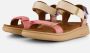 Woden Line LIte Sandalen roze Textiel Dames - Thumbnail 4