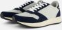 Woden Nicoline Sneakers blauw Textiel Dames - Thumbnail 2