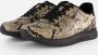 Woden Nora natural soft sneakers zwart snake Dames - Thumbnail 1