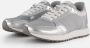 Woden Ronja Metallic Sneakers zilver Leer Dames - Thumbnail 2