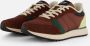 Woden Ronja Reflective Sneakers bruin Leer Dames - Thumbnail 2