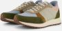 Woden Kleur-geblokkeerde leren sneakers met kurkzool Multicolor Dames - Thumbnail 13